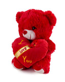Stuff Red Heart Bear 30 CM - Red, Stuffed Toys, Chase Value, Chase Value