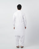 Eminent Men's Kameez Shalwar Suit - White