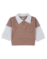 Valuables Newborn Boys Collar T-Shirt
