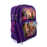 Kids School Backpack 15.5" Zee-218 - Purple, School Bags, Chase Value, Chase Value