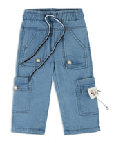 Girl's Denim Wide Leg Pant