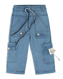 Girl's Denim Wide Leg Pant
