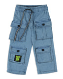 Girl's Denim Wide Leg Pant