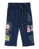 Girl's Denim Wide Leg Pant
