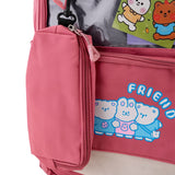 Girls Backpack 18" KT-07 - Pink, School Bags, Chase Value, Chase Value