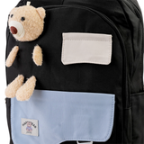 Girls Backpack 18" KT-08 - Black, School Bags, Chase Value, Chase Value