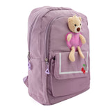 Girls Backpack 18" KT-08 - Purple, School Bags, Chase Value, Chase Value