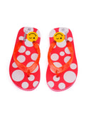 Girls' Polka Dot Flip Flops