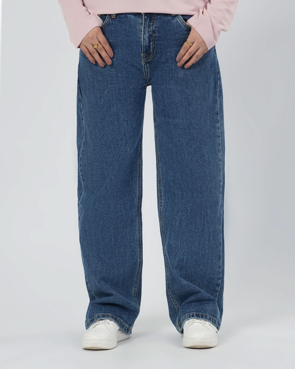 Eminent Women's Straight Fit Denim Pant, Women Pants & Tights, Eminent, Chase Value