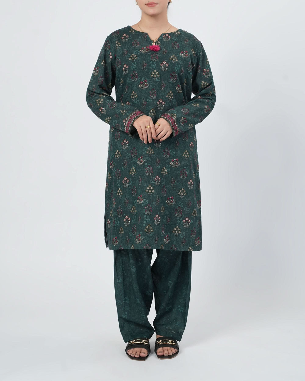 Eminent Women Printed Khaddar 2Pc, Women Shalwar Suits, Eminent, Chase Value