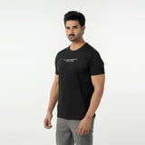 Eminent Men's Round Neck Half Sleeves Printed T-Shirt - Black, Men's T-Shirts & Polos, Eminent, Chase Value