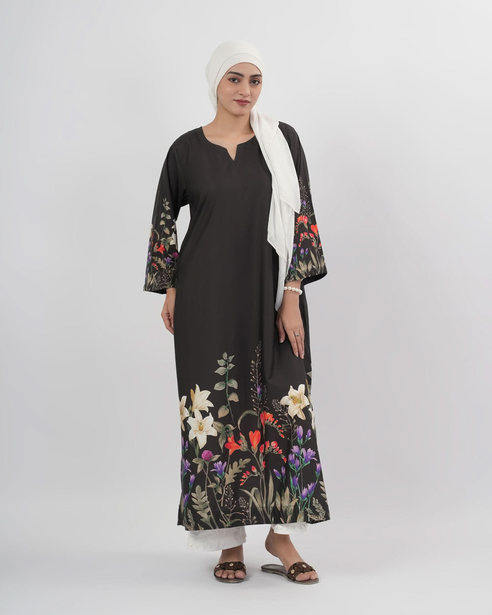 Valuables Women Silk Printed Kaftan, Women Ready Kurtis, Chase Value, Chase Value