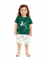 Valuables Girls' Half Sleeves Independence Suit
