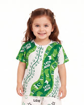 Valuables Girls' Half Sleeves Sublimation T-Shirt