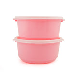 Belli Plastic Ultra Crisper Box Medium 2 Pcs - Pink, Storage Boxes, Chase Value, Chase Value