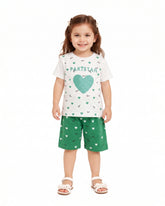 Valuables Girls' Half Sleeves Independence Suit