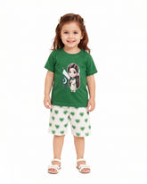 Valuables Girls' Half Sleeves Independence Suit