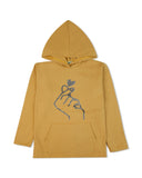 Valuables Girl's Hooded Full Sleeves T-Shirt, Girls T-Shirts, Chase Value, Chase Value