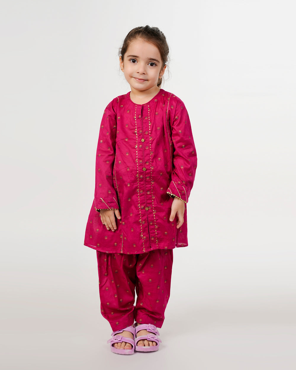 Eminent Girls Printed Shalwar Suit - Pink, Girls Shalwar Kameez, Eminent, Chase Value