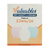 Valuable Newborn Panty Pack Of 3 - White, Kids Other Accessories, Chase Value, Chase Value