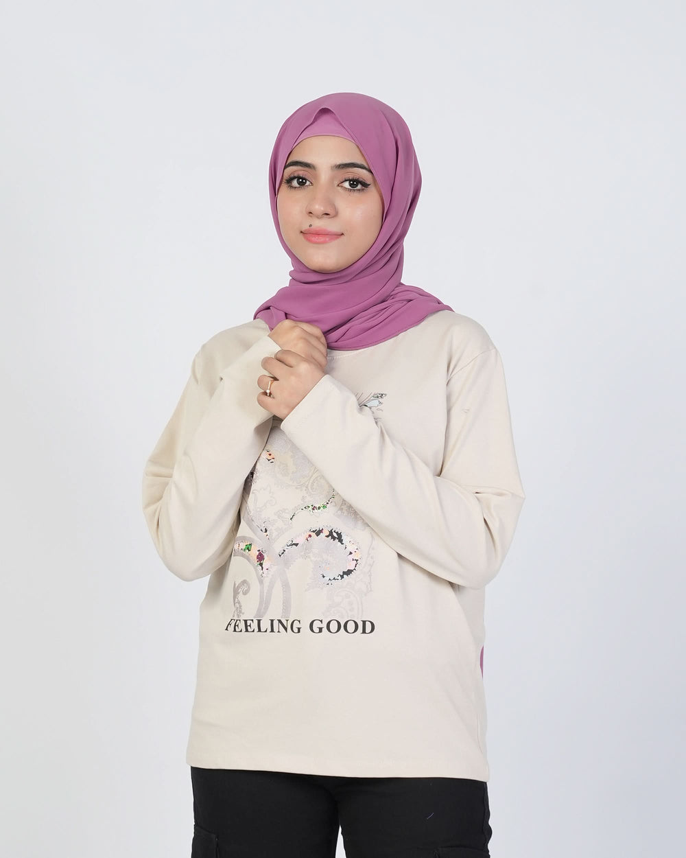 Valuables Printed Full Sleeves T-Shirt, Girls T-Shirts, Chase Value, Chase Value