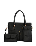 Women's Handbag 3-Pcs, Women Bags, Chase Value, Chase Value