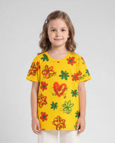 Valuables Girls' Half Sleeves T-Shirt