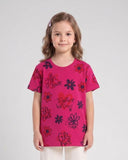 Valuables Girls' Half Sleeves T-Shirt