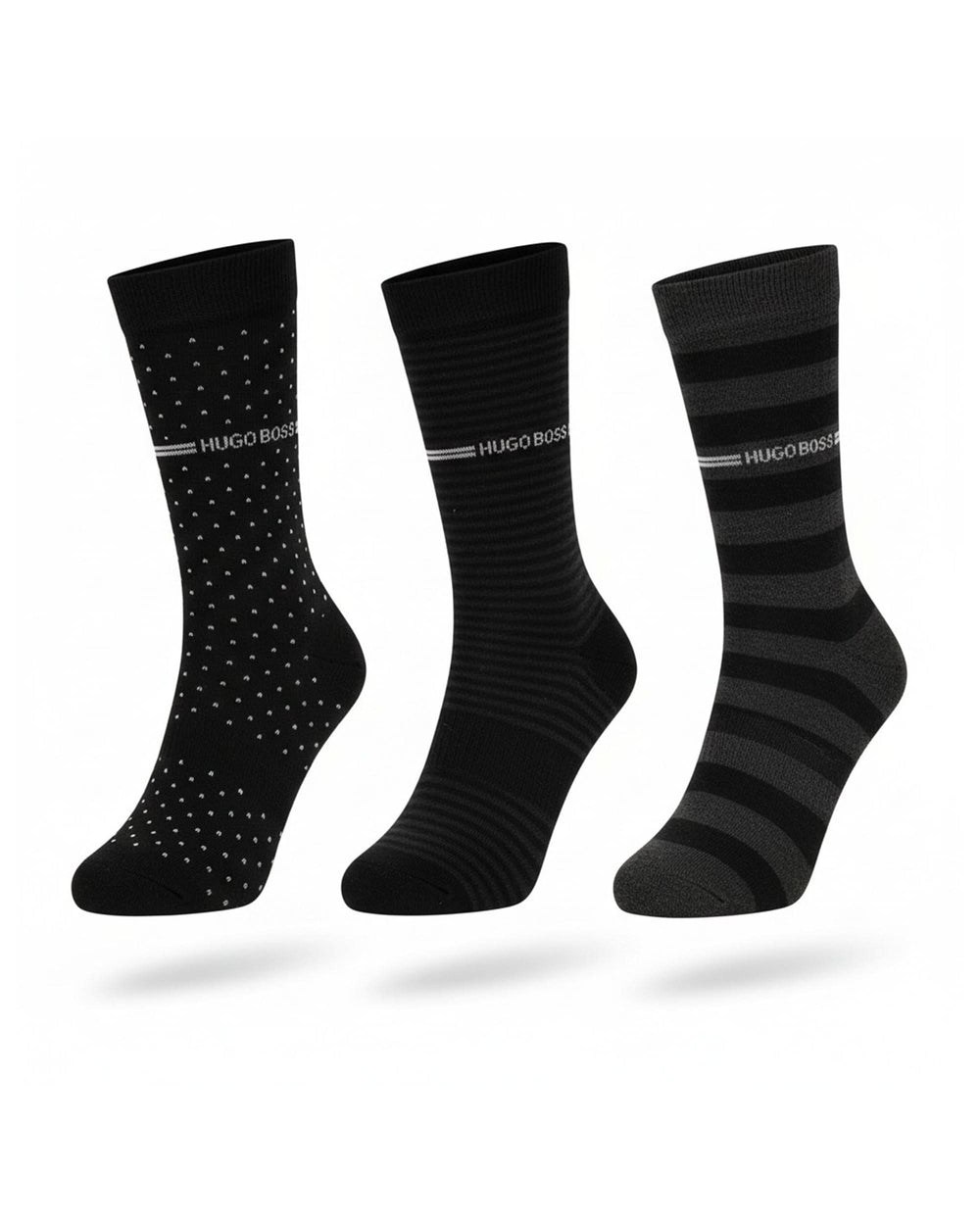 Men’s 3 Pairs Full-Length Socks, Men's Socks, Chase Value, Chase Value