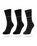 Men’s 3 Pairs Full-Length Socks, Men's Socks, Chase Value, Chase Value