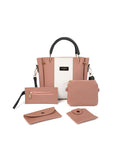Women's Handbag 5-Pcs, Women Bags, Chase Value, Chase Value