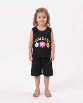 Valuables Girls' Sando Suit