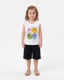 Valuables Girls' Sando Suit