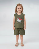 Valuables Girls' Sando Suit