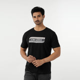 Eminent Men's Round Neck Half Sleeves Printed T-Shirt - Black, Men's T-Shirts & Polos, Eminent, Chase Value