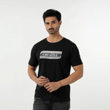 Eminent Men's Round Neck Half Sleeves Printed T-Shirt - Black, Men's T-Shirts & Polos, Eminent, Chase Value