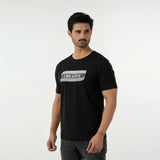 Eminent Men's Round Neck Half Sleeves Printed T-Shirt - Black, Men's T-Shirts & Polos, Eminent, Chase Value