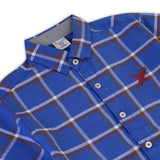 Boy’s Check Shirt – Half Sleeve Casual Shirt for Boys - Blue, Boys Shirts, Chase Value, Chase Value