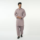 Men's Slim Fit Kurta Shalwar - Light Brown, Men's Shalwar Kameez, Chase Value, Chase Value