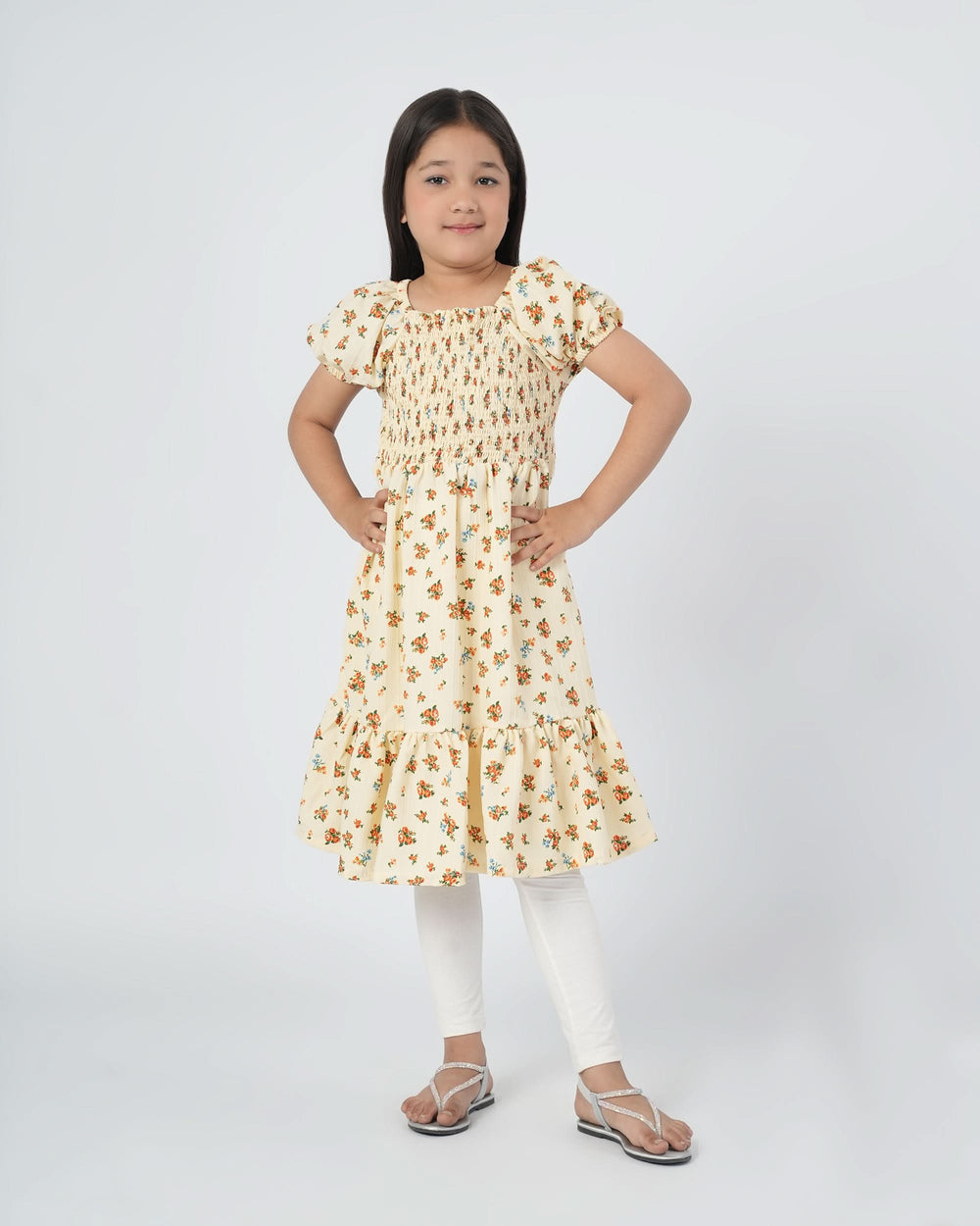 Eminent Girls Woven Frock - Fawn, Girls Frocks, Eminent, Chase Value