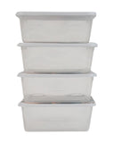 Storage Box 4 Pcs Set, Tiffin Boxes & Bottles, Chase Value, Chase Value