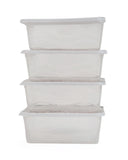 Storage Box 4 Pcs Set, Tiffin Boxes & Bottles, Chase Value, Chase Value