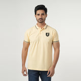 Men's Half Sleeves Polo T-Shirt - Yellow, Men's T-Shirts & Polos, Chase Value, Chase Value