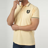 Men's Half Sleeves Polo T-Shirt - Yellow, Men's T-Shirts & Polos, Chase Value, Chase Value