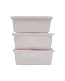 Storage Box 3 Pcs Set, Tiffin Boxes & Bottles, Chase Value, Chase Value