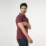 Eminent Men's Half Sleeves Polo T-Shirt - Tawny Port, Men's T-Shirts & Polos, Eminent, Chase Value