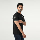 Men's Half Sleeves Polo T-Shirt - Black, Men's T-Shirts & Polos, Chase Value, Chase Value