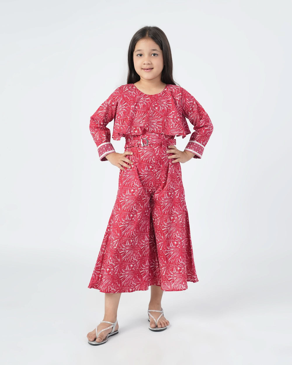 Eminent Girls Jump Suit - Maroon, Girls Co-Ord Suit, Eminent, Chase Value