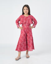 Eminent Girls Jump Suit - Maroon