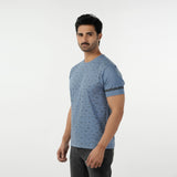 Eminent Men's Round Neck Half Sleeves T-Shirt - Ash Blue, Men's T-Shirts & Polos, Eminent, Chase Value